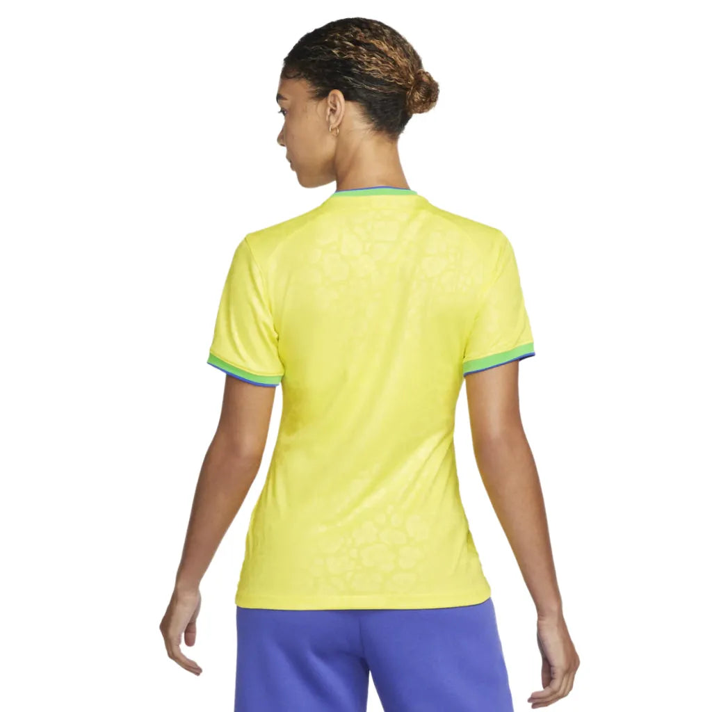 Camisa Brasil Nike 22/23 Copa do Mundo Feminina Torcedor Amarela