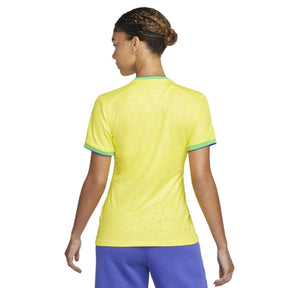 Camisa Brasil Nike 22/23 Copa do Mundo Feminina Torcedor Amarela
