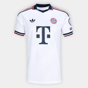 Camisa Bayern de Munique II 2026/27 Torcedor Masculino- Branco