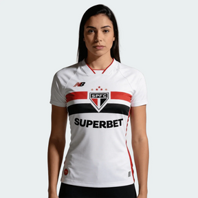 Camisa do São Paulo I 26/27 Torcedor Feminina