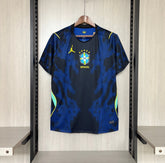 Camisa Seleção Brasileira Copa 2026 - Masculina - Modelo Torcedor - Azul e Preta