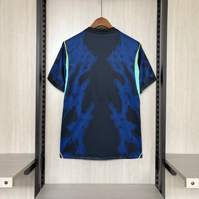 Camisa Seleção Brasileira Copa 2026 - Masculina - Modelo Torcedor - Azul e Preta