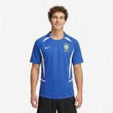 Camisa Retrô Seleção Brasil 2002 Azul