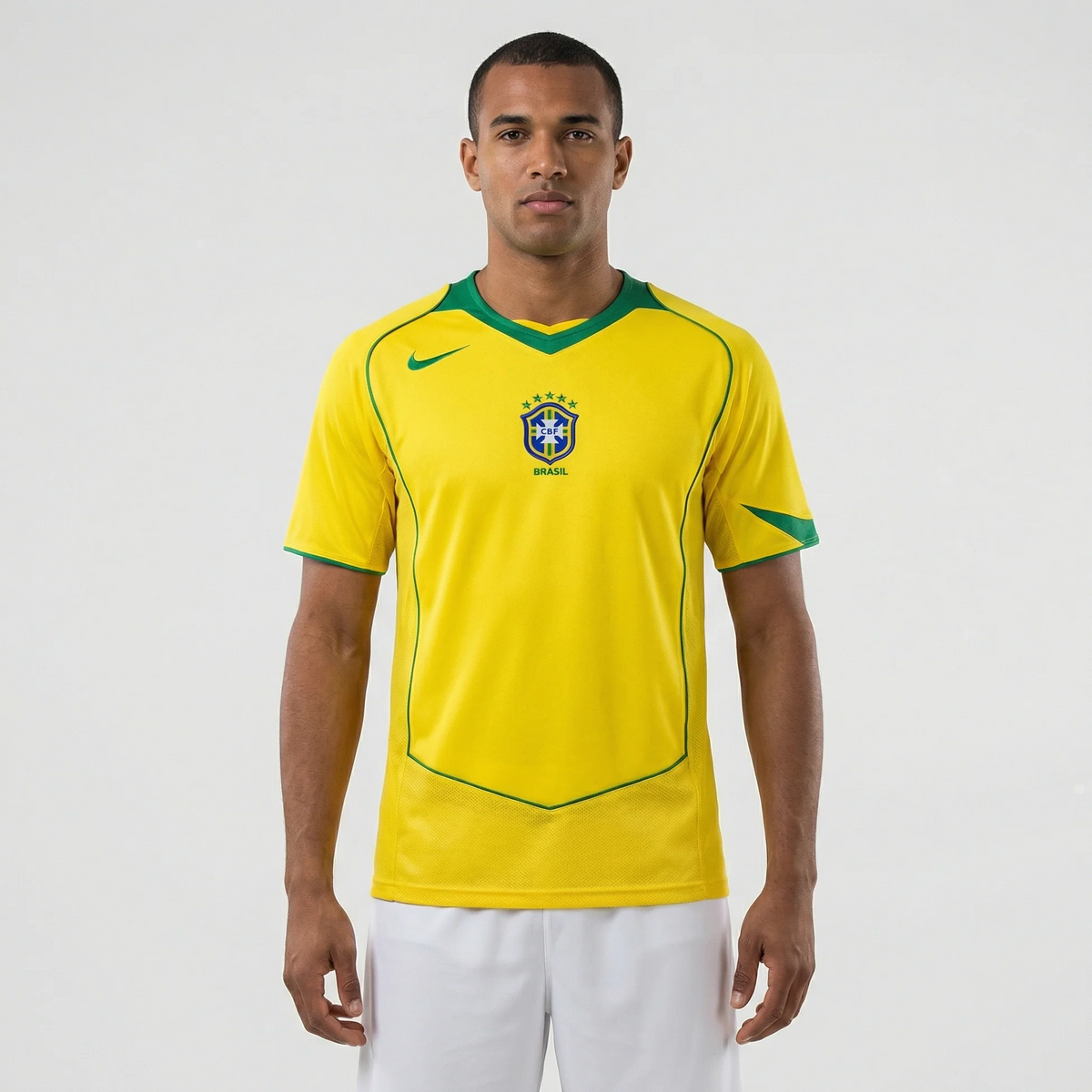 Camisa Retrô Seleção Brasil 2004/06 Home
