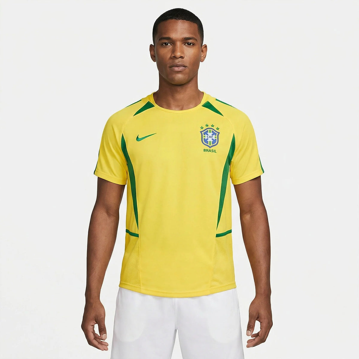 Camisa Retrô Seleção Brasil 2002/02 Home