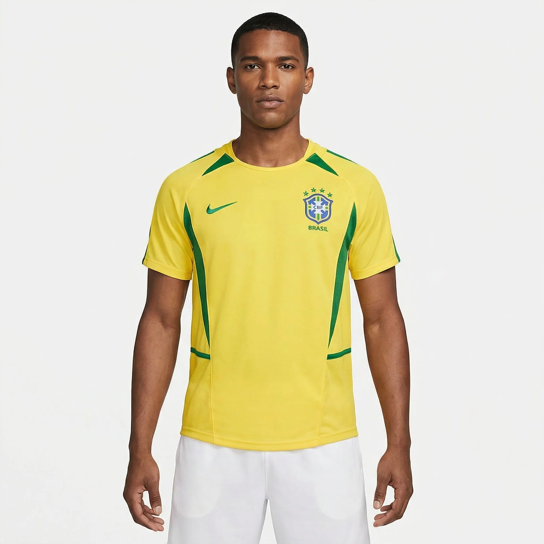 Camisa Retrô Seleção Brasil 2002/02 Home