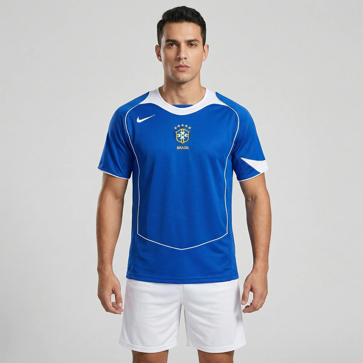 Camisa Retrô Seleção Brasil 2004/06 Away