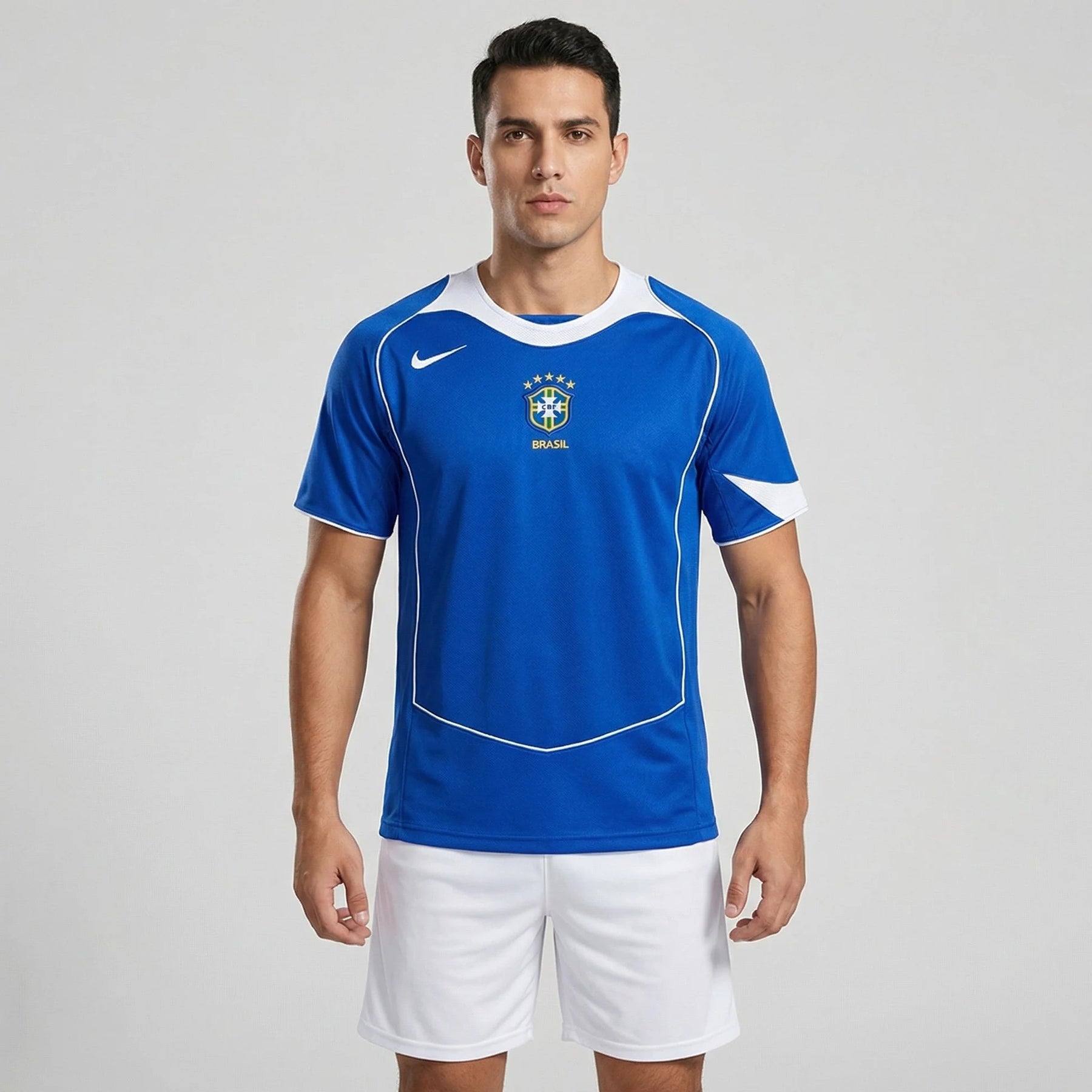 Camisa Retrô Seleção Brasil 2004/06 Away