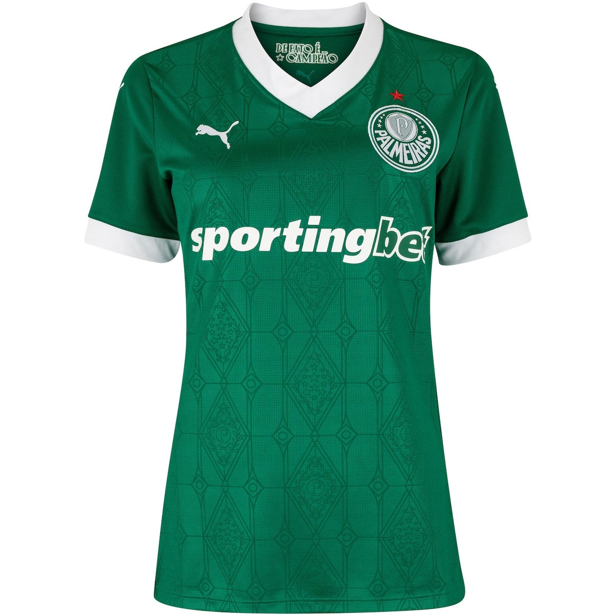Camisa Palmeiras I 25/26 s/n Torcedor Puma Feminina - Verde