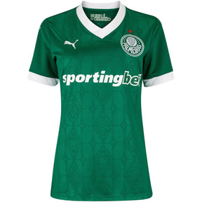Camisa Palmeiras I 25/26 s/n Torcedor Puma Feminina - Verde