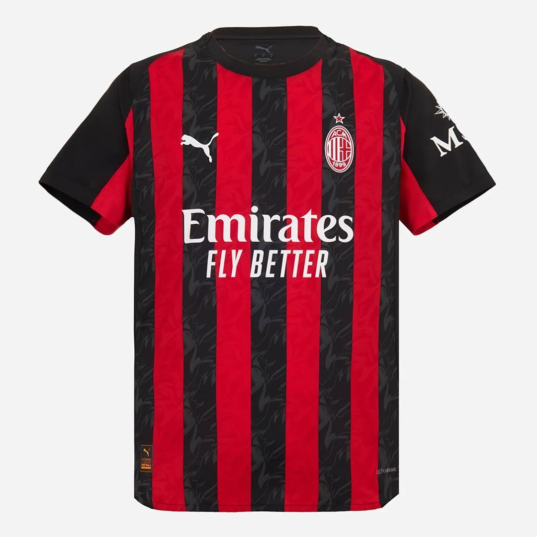 Camisa titular do AC Milan 2025-2026