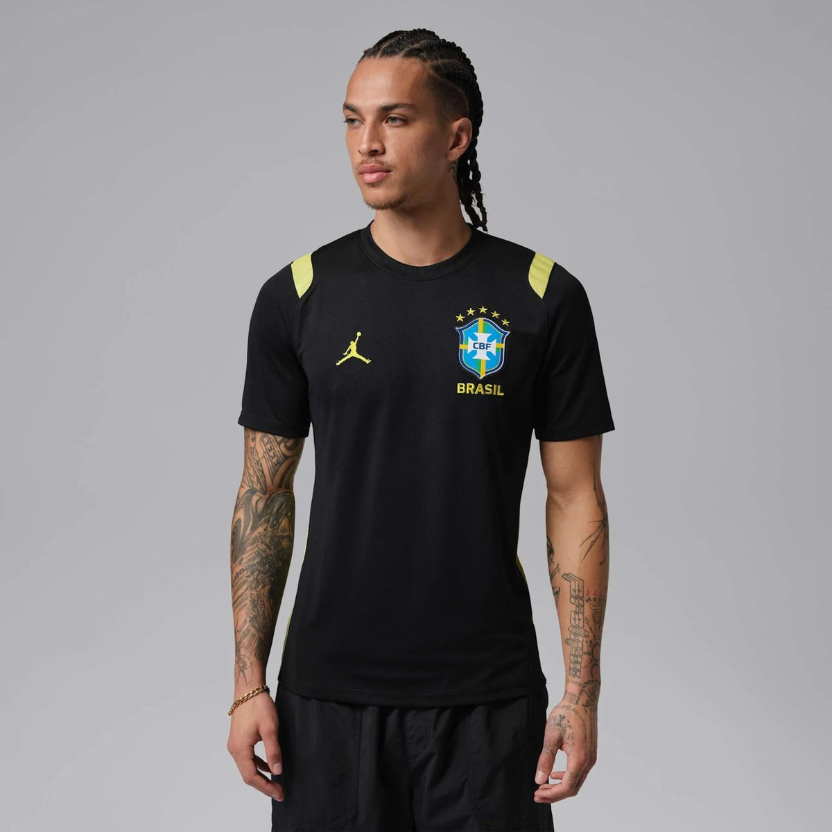 Camisa Brasil Jordan Academy Pro 2026 Treino Masculina