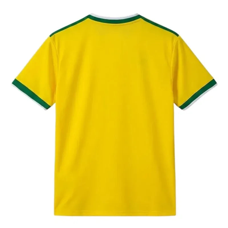 Camisa Flamengo Brasil 2026/2027 Patch Especial Amarela Torcedor Feminina