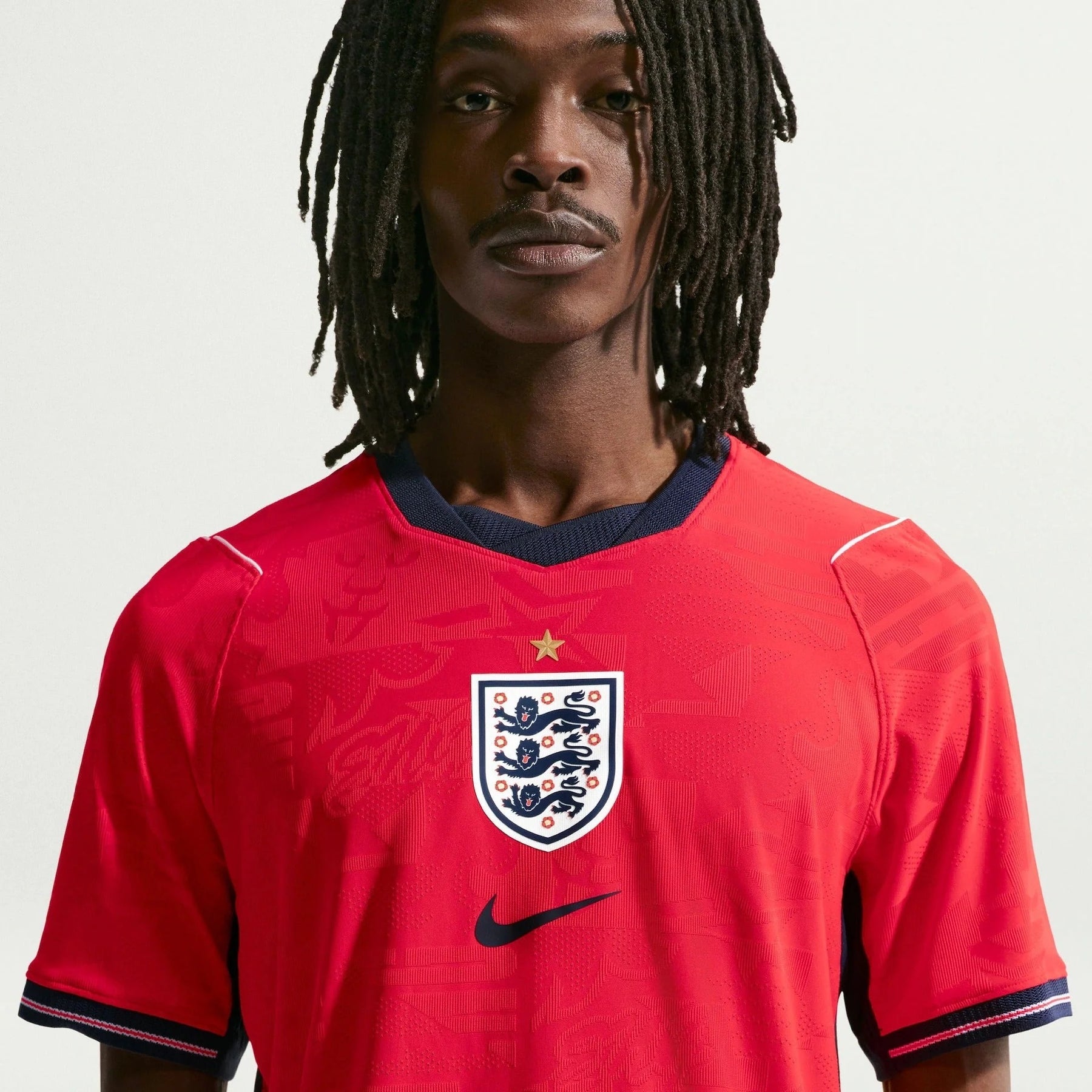 Camisa Futebol Inglaterra Copa do Mundo 2026 II Torcedor Vermelha Masculina